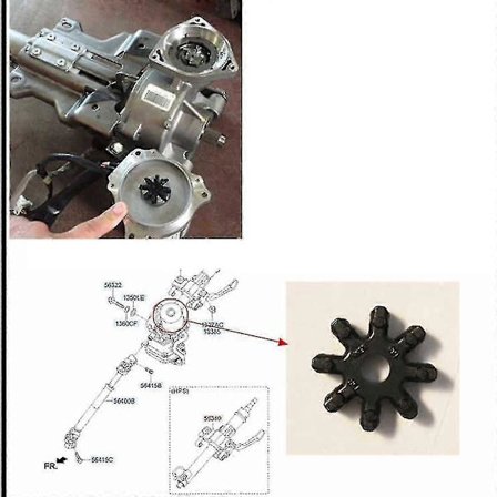 2 st 563152k000fff För Hyundai Kia Forte Sedan Flexibel Rattstångskoppling