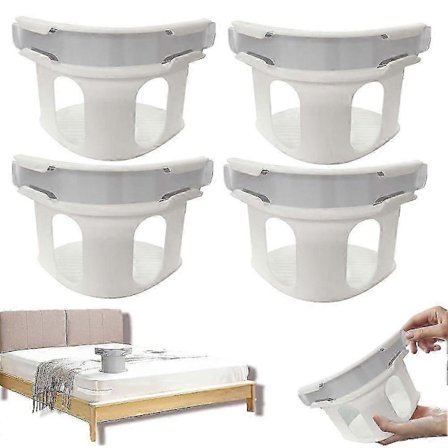 Lakenklemmer Lås Lakenholdere Sklisikker Universell Passform for Alle Sengestørrelser Formsydde Laken Låseverktøy