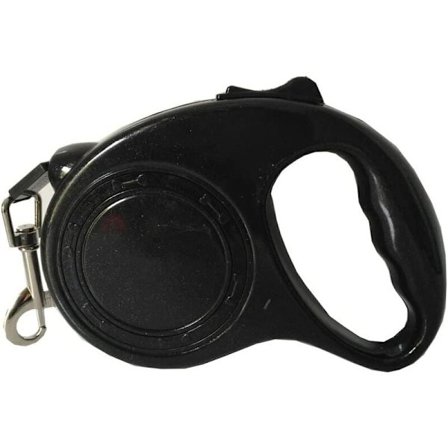 5M Retractable Leash Pet Roulette Puppy - Automatisk Retractable Leash Chain för Små Hundar och Katter Utomhus (Svart)