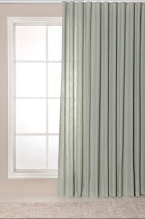 Hasta - Gardin Lina 268x280 cm - Blå - Gardinfag med rynkebånd - 280 - Fra Homeroom