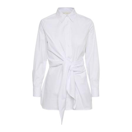 InWear Inwear Kiriniiw Knot Shirt Bluser 30107566 Pure White Hvid, Dame Skjorter