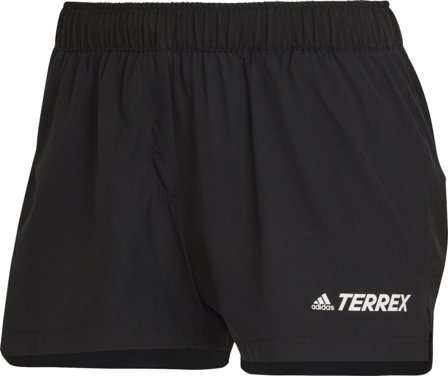 Adidas Women's Terrex Trail Running Shorts Women workout shorts Black L 5"