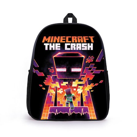 Minecraft Painettu Reppu Koululaukku Suuri Tilavuus Opiskelijan Kirjalaukku Reppu Lasten Lahja