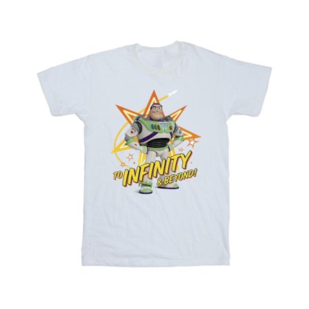 Disney Girls Toy Story Buzz To Infinity Bomull T-shirt 7-8 År