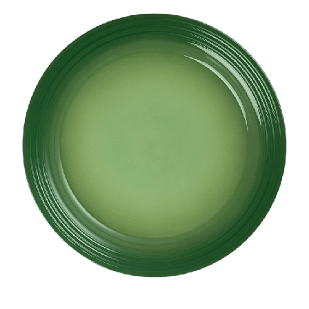 Le Creuset Middagstallrik Signature stengods 27 cm Bamboo Green Serveringstillbehör Unisex Grön