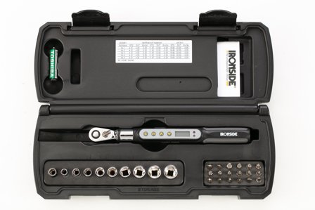Ironside 103067 Momentnyckelsats 4-20 Nm, 29 delar, digital, Handverktyg
