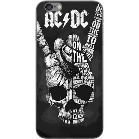 Kompatibel Mobilcover til Apple iPhone 6s Plus AC DC Rock Band Musik Guitar