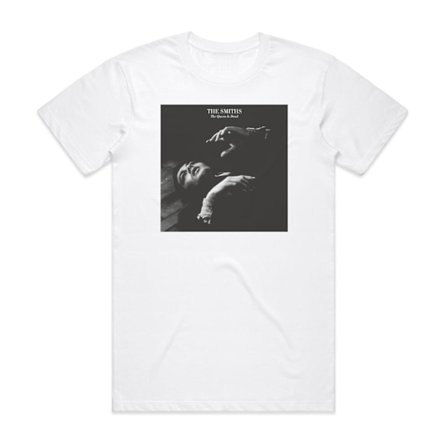The Smiths The Queen Is Dead Album Cover T-Shirt Hvid