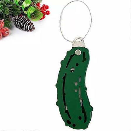 Juleagurk Pengeholder Ornament, 2024 Ny Unik Julegave