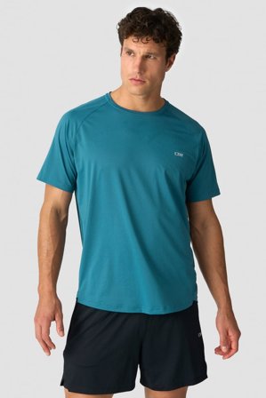 ICANIWILL - Stride Raglan T-shirt M Light Faded Teal - Herr - Träningskläder från ICIW