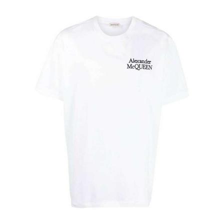 Alexander McQueen, T-Shirts Wit, Heren, Maat:M
