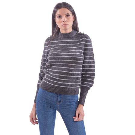 Guess Strokes with striped W1Br36Z2X40 , Zwart , Dames , Maat: M Coltruien