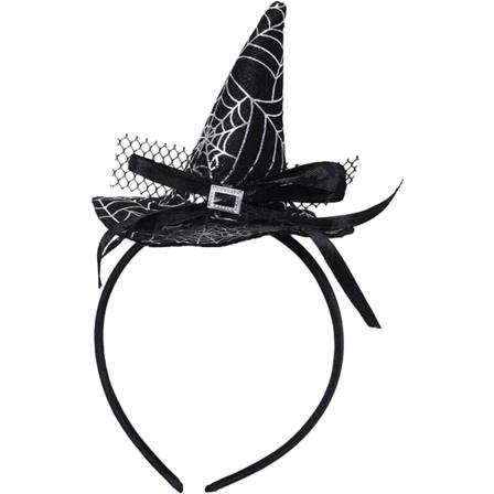 Halloween Kostym Häxhatt Med Spindelbandana