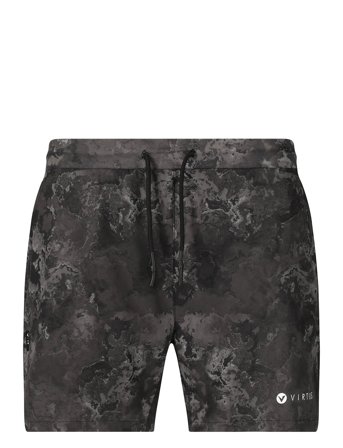 Virtus Callum M Printed Shorts - Grey - M