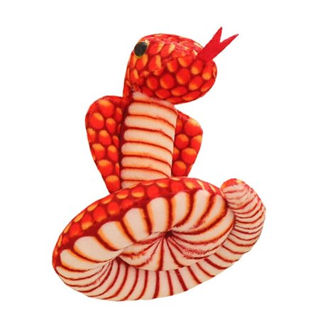 Orm Zodiac Plysch Nyckelring Söt Lyckobringande Väska Berlock Hänge för Flickor Pojkar Nyår Söt Lyckobringande Festival Orm Nyckelring