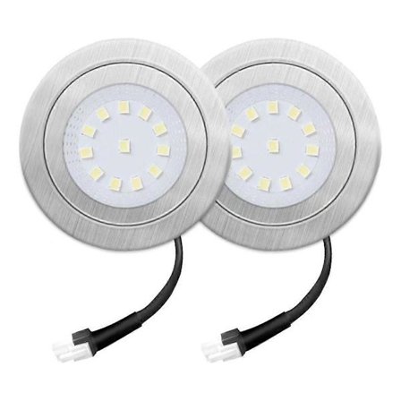 2-pack 1,5W Spiskåpslampor, 12VDC Köksfläktslampor, Köksbelysning Ersättning 20W Halogenlampor