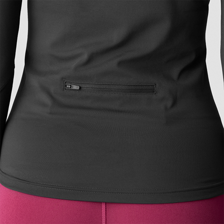 ICANIWILL Everyday Langærmet 1/4 Zip Trøje Mørkegrå