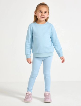 Lindex Leggings Basic Brushed Inside - Blue - 92