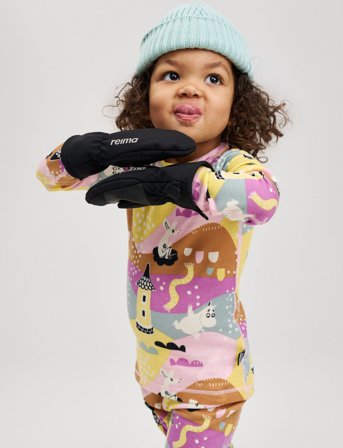 Reima Softshell Mittens, Osaten - Black - 8