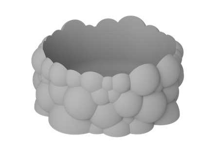 Dazzle & Dawn Bubble Bolle Concrete-Grey Ø19,5