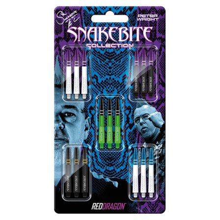 Peter Wright Snakebite Nitro Ionic Shaft Collection Card