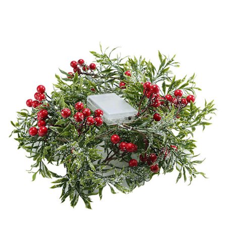 LED julslingor, julgirland med ljus inomhus