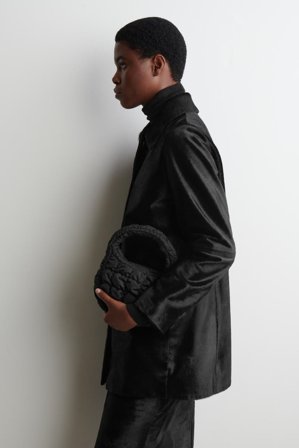 COS Women's Quilted Micro Bag in Black