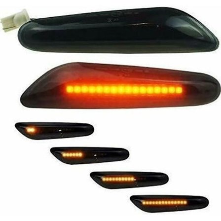 Dynamiske LED blinklys for BMW 1-serie, 3-serie, 5-serie, E60, E61, E90, E91, E92, E93, X1, E84