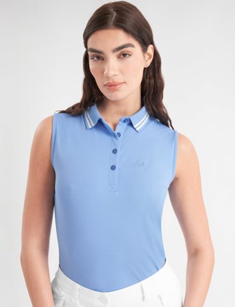 Calvin Klein Golf Brightmeadow S/Less Polo - Blue - XS