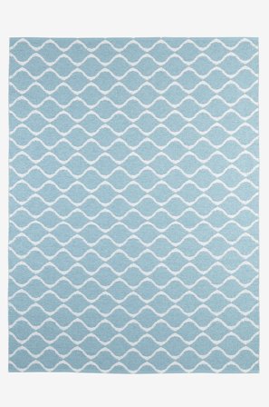 Horredsmattan - Teppe Wave 200 x 300 cm - Blå - Plasttepper - 200X300 - Fra Homeroom