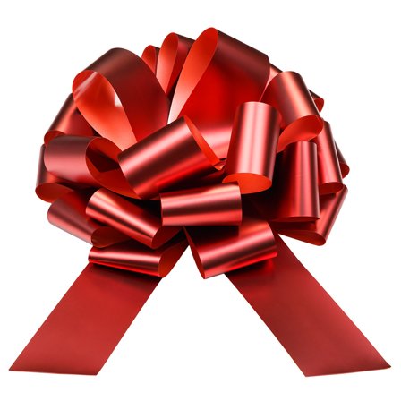 DIY Dekorationsrosett Röd 40 cm