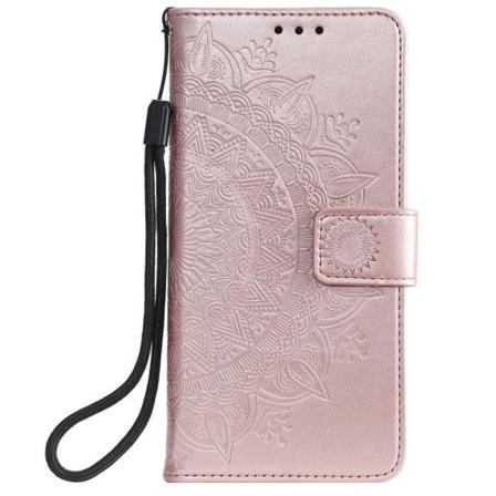 Mönstrad Rosa Plånbok För Iphone 14 Plus Rosa