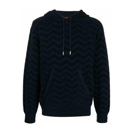 Missoni, Hoodie Zwart, Heren, Maat:L