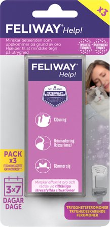 Feliway Help! Refill 3 x 1 Feromonkassette, Tøj & Bolig, Tilbehør Til Kæledyr, Øvrigt
