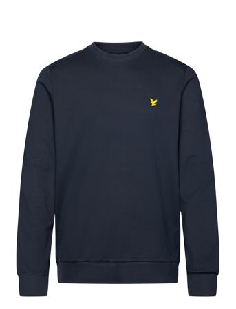 Crew Neck Fly Fleece Lyle & Scott Sport Navy