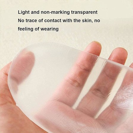 Skulderpuder til dametøj Naturlig skridsikker klæbende genanvendelig skulderstøtte