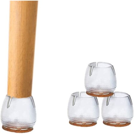 12 stycken silikonkuddar för stolar, stolsbensöverdrag, glid