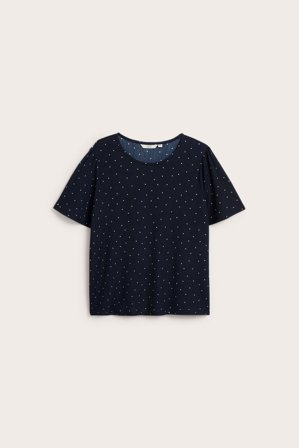 Kappahl | Prickig topp Mörkblå XL | Mörkblå