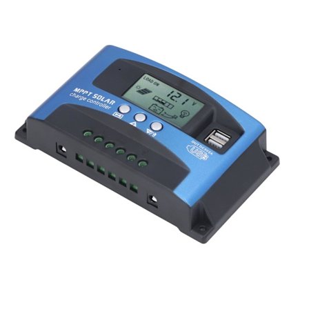 12V 24V Aurinkolataussäädin MPPT Aurinkopaneelilaturi LED Älykäs katuvalaisinsäädin 40A