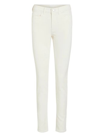 Vila Visarah Rw Skinny Jeans White Emy-Noos - White - XL x 32