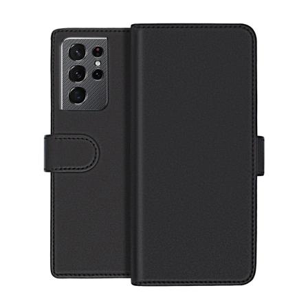 Samsung Galaxy S21 Ultra Pl nboksfodral Magnet - Svart Black