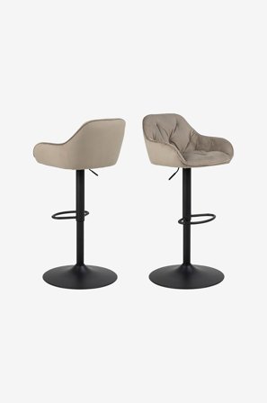 NORDFORM - Brooke baarijakkara 2-pack - Beige - Baarituolit & baarijakkarat - - Homeroom