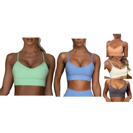 Grå Seamless Sport BH Topp