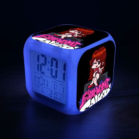 Fredagskväll funkin väckarklocka färgglad väckarklocka stil 77