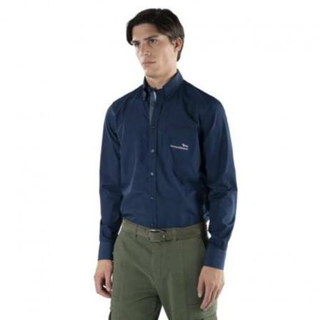 Harmont & Blaine, Casual Shirts Niebieski, Mężczyzna, Rozmiar: M