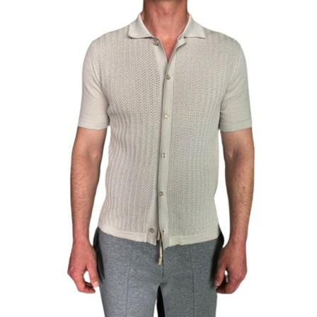 Tagliatore, Shirt Beige, Heren, Maat:M