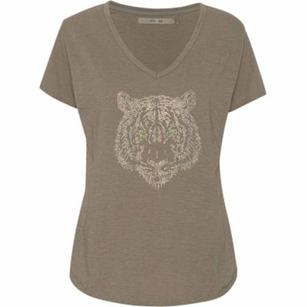 Costamani Lion t-shirt , Grijs , Dames , Maat: L