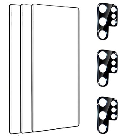 Samsung Galaxy S25 Ultra - 3D Skärmskydd + Kameralinsskydd