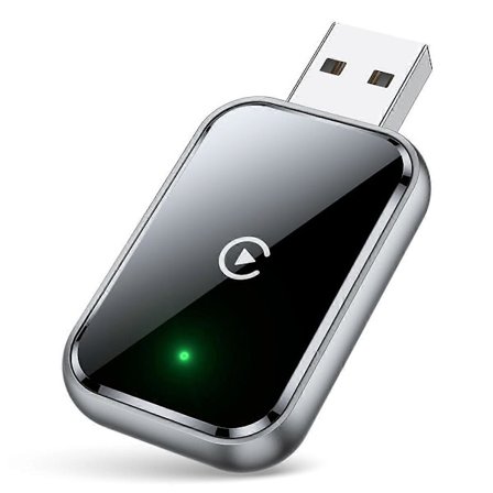 Trådlös CarPlay-adapter, konvertera trådbunden till trådlös, ministorlek, USB & USB-C, ingen fördröjning