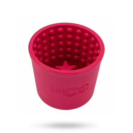 LickiMat - Lickimat Yoggie Pot Rosa - Matskåler, Hundegobiter & Tyggeben til hund & katt på Doggie.no - Hundegodbiter, Tyggebein & matskåler